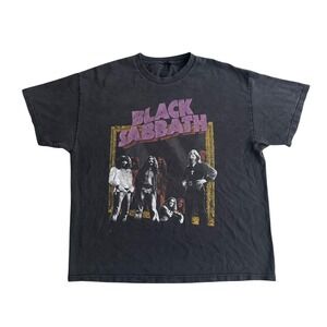 Vintage 1997 Black Sabbath Shirt Mens 2XL Black Band Tour Rock Concert Band Tee
